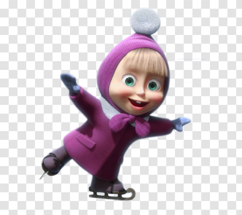 Masha And The Bear Holiday On Ice Animation Transparent PNG