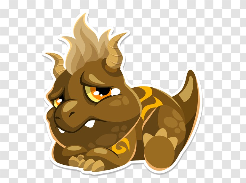 Dragon City Sticker Social Point Cat - Like Mammal - Floating Island Transparent PNG
