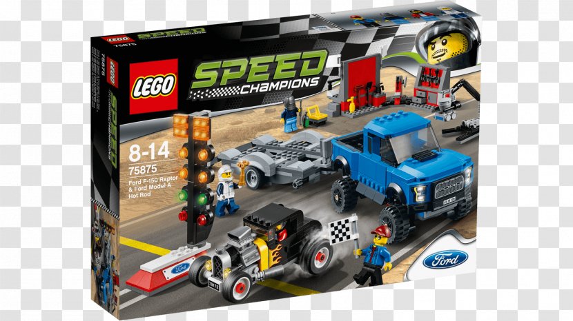 Ford Motor Company LEGO 75875 Speed Champions F-150 Raptor & Model A Hot Rod F-Series - Toy - Lego Gt Transparent PNG