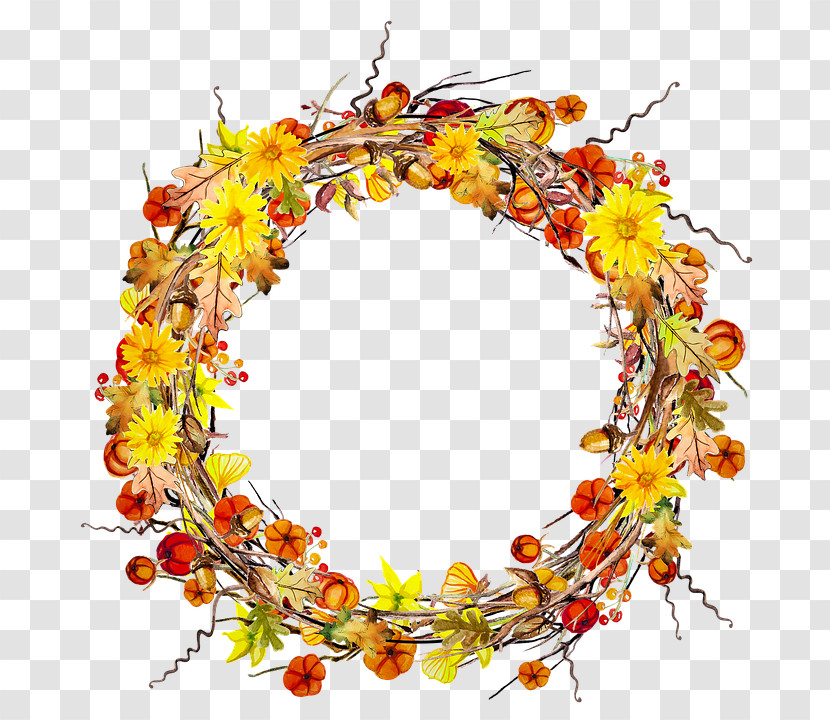 Leaf Lei Wreath Plant Circle Transparent PNG