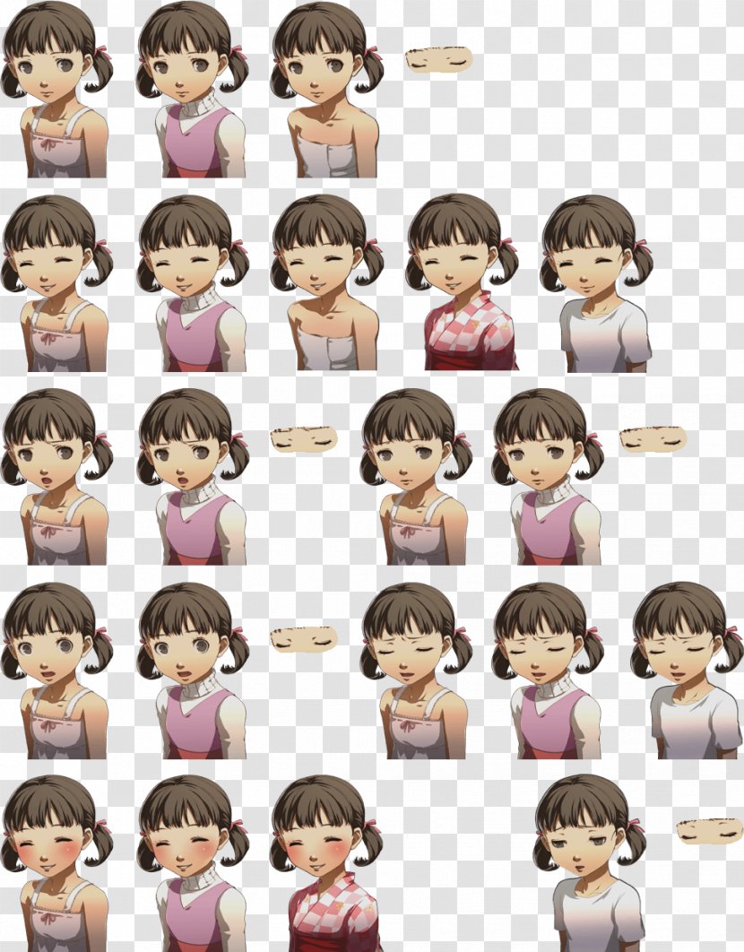 Shin Megami Tensei: Persona 4 Emoticon Hair Coloring Cheek Homo Sapiens - Frame - Smile Transparent PNG