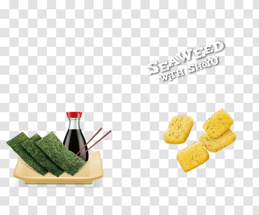 Vegetarian Cuisine Food - Nori Seaweed Transparent PNG