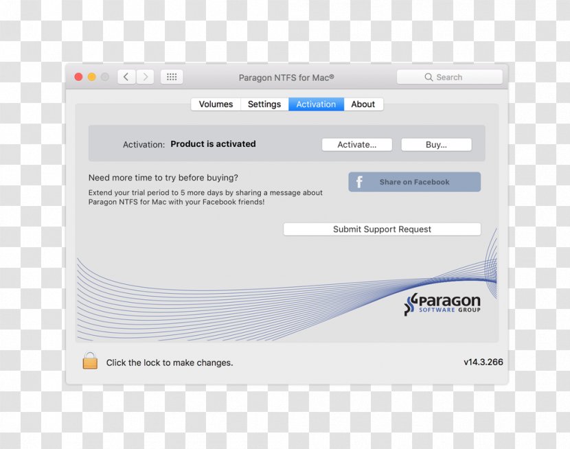 Paragon NTFS MacOS Sierra Computer Program Software - Multimedia - Tab Transparent PNG