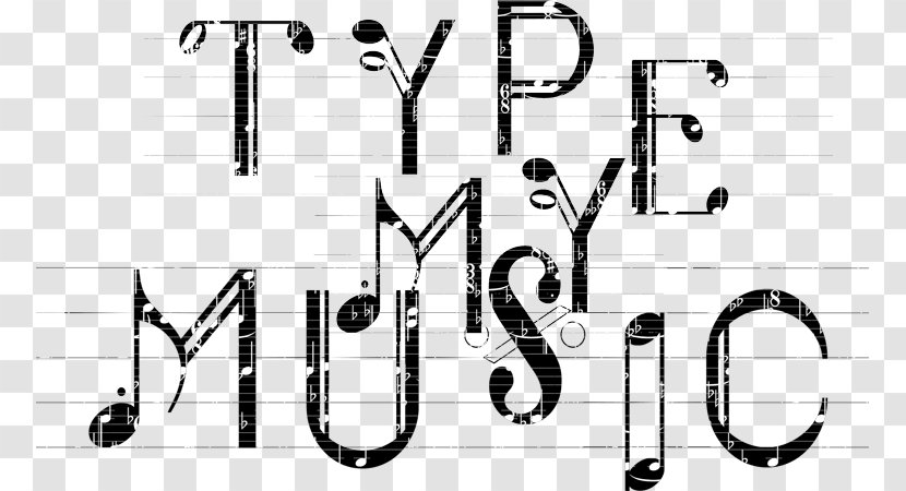 Musical Composition Text Theatre Font - Silhouette - Note Transparent PNG