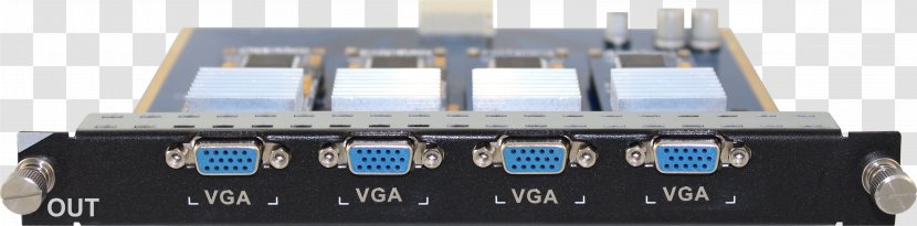 VGA Connector YPbPr Component Video Computer Output Device Transparent PNG