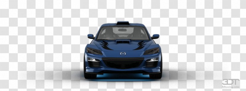 Bumper Sports Car Motor Vehicle Wheel - Mazda Rx8 Transparent PNG