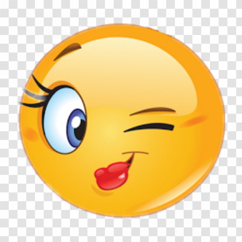 Smiley Emoticon Online Chat Flirting - Watercolor Transparent PNG