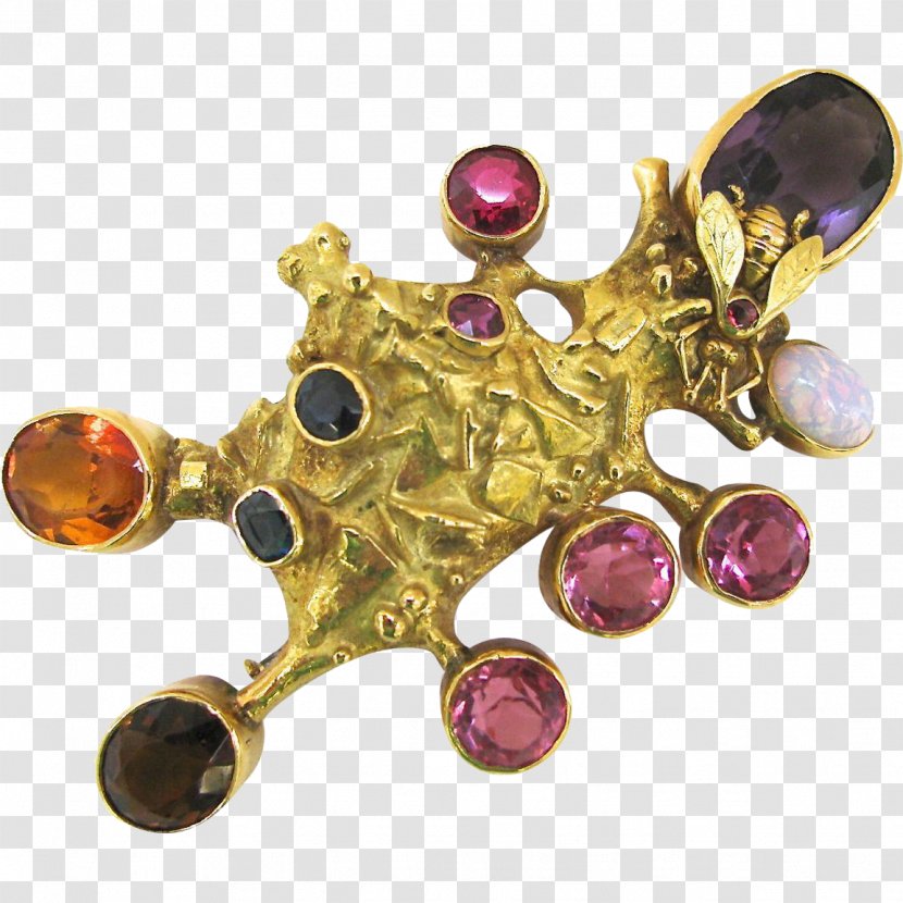 Jewellery Brooch Gemstone Charms & Pendants Necklace - Tourmaline Transparent PNG