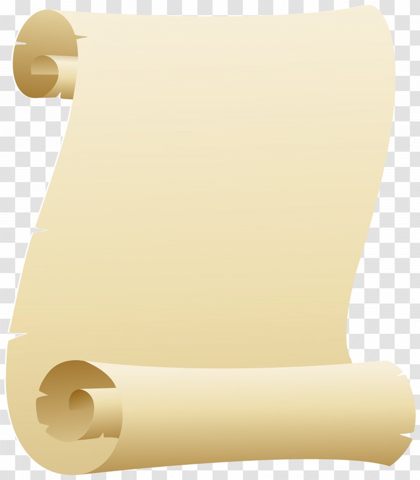Paper Scroll Clip Art - Page - Clipart Image Transparent PNG