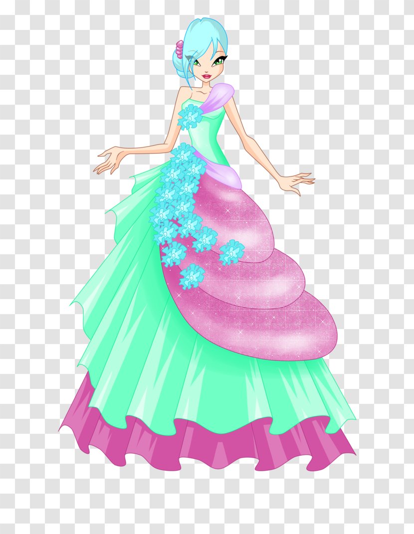 Bloom Musa Stella Roxy Flora - Iginio Straffi - Dress Transparent PNG