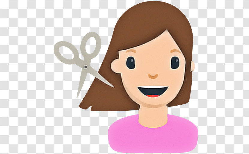 Cartoon Drawing Human Head Logo Forehead Transparent PNG