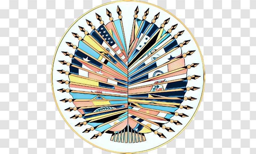 Retro Background - Interamerican Commission On Human Rights - Wall Clock United States Transparent PNG