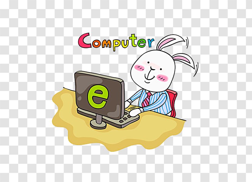 Rabbit Illustration - Human Behavior - Internet Bunny Transparent PNG