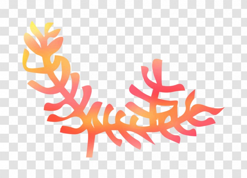 Line Clip Art - Orange - Organism Transparent PNG