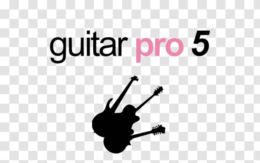 Guitar Pro Logo Tablature Piano - Silhouette - Arobas Transparent PNG