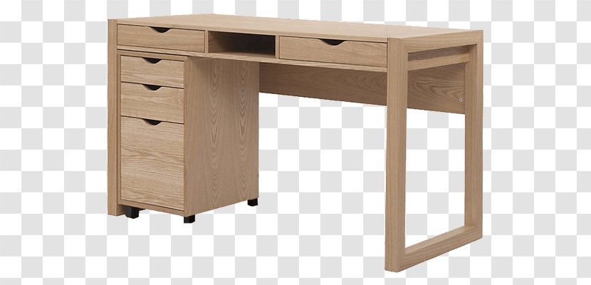 Desk Drawer Furniture Wood - Study Table Transparent PNG