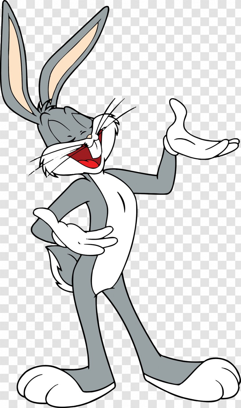 Bugs Bunny Animation Clip Art - White Transparent PNG