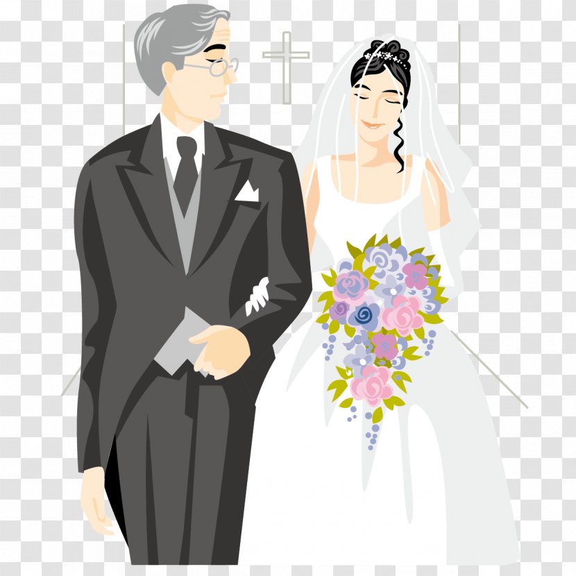 Wedding Marriage - Tree - Church Vector Transparent PNG