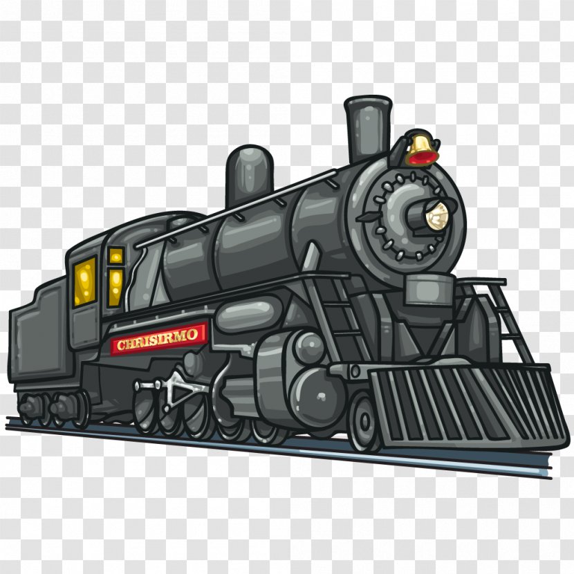 Train Steam Engine Locomotive Rail Transport Transparent PNG
