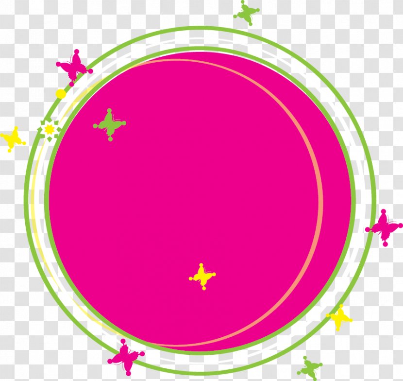 Circle Cartoon Purple - Green Transparent PNG