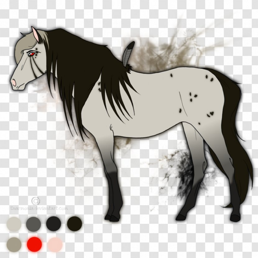 Mustang Foal Stallion Colt Bridle - Cartoon Transparent PNG