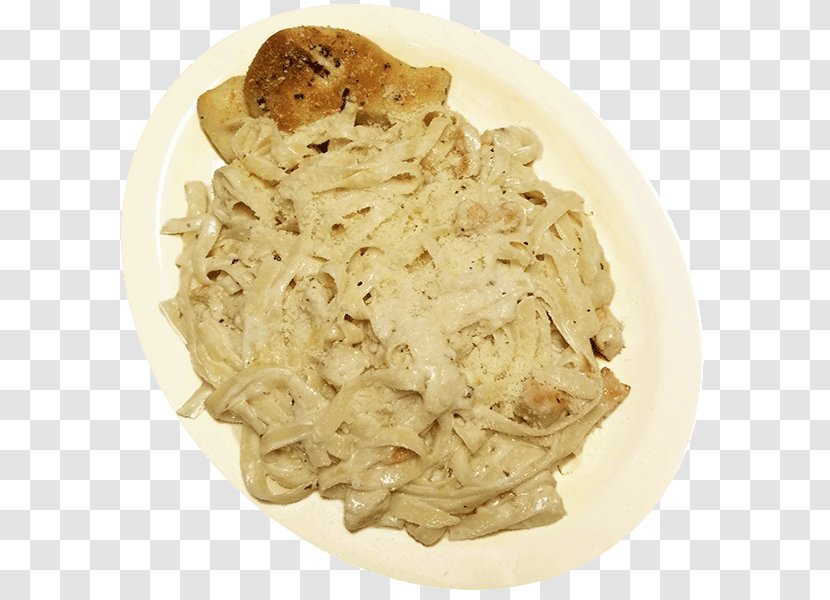Carbonara Chicago-style Pizza Vinny's By The Slice And More Fettuccine Alfredo - Food Transparent PNG