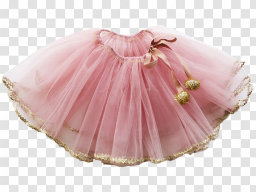 Tutu Skirt Ribbon Tulle Waist - Pink Label Transparent PNG