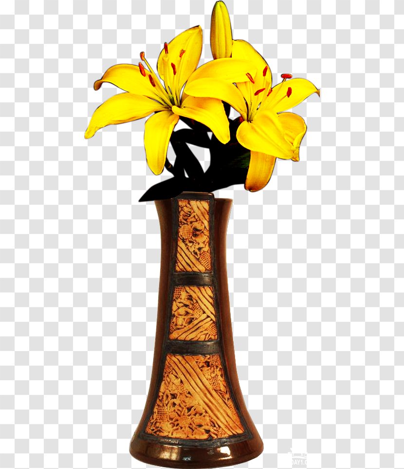 Vase Painting Flower Transparent PNG