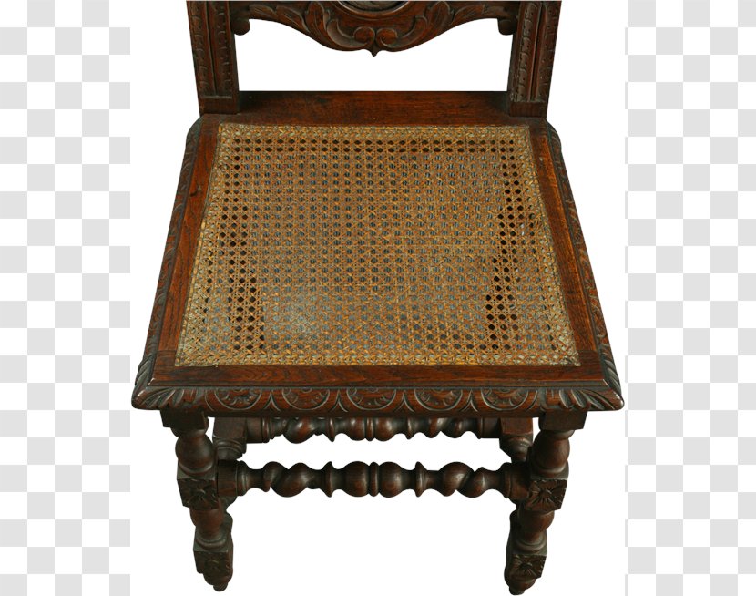 Antique Table Wood Stain Chair - Barley Twist Transparent PNG