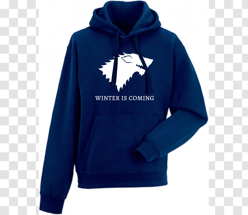 Hoodie Winter Is Coming T-shirt Bluza House Stark - Cotton Transparent PNG
