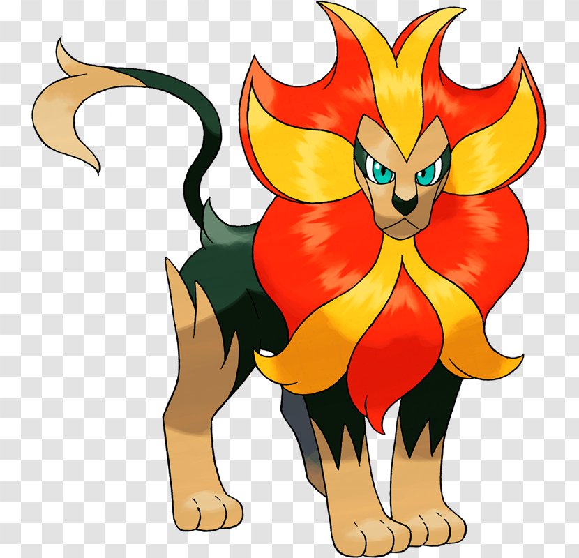 Pokémon X And Y GO Lion Pyroar - Pokemon Go Transparent PNG