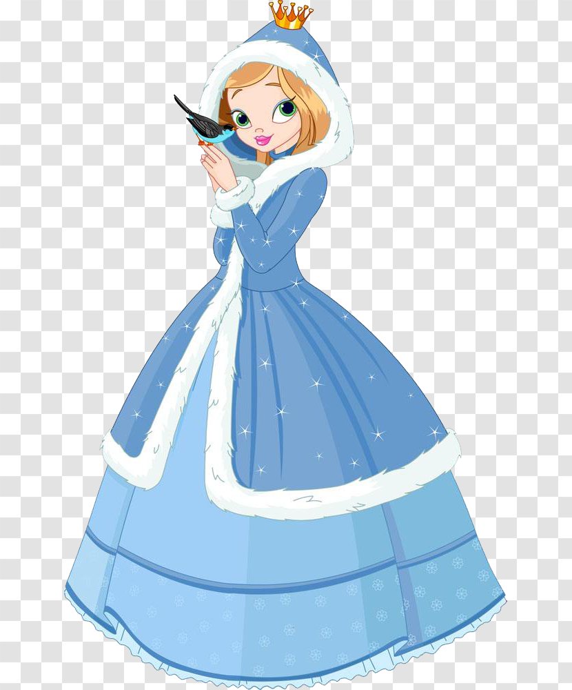 Royalty-free Princess Clip Art - Watercolor - Winter Skirt Transparent PNG