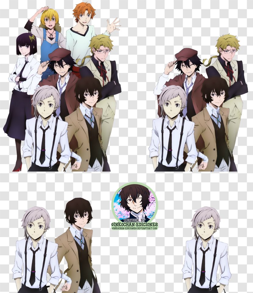 Bungo Stray Dogs Rendering - Silhouette - Dog Transparent PNG