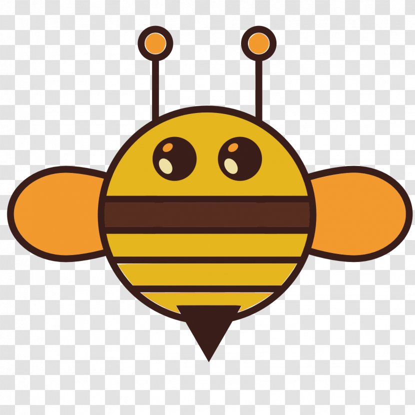 Western Honey Bee Circle Bumblebee - Drawing - Allergy Transparent PNG