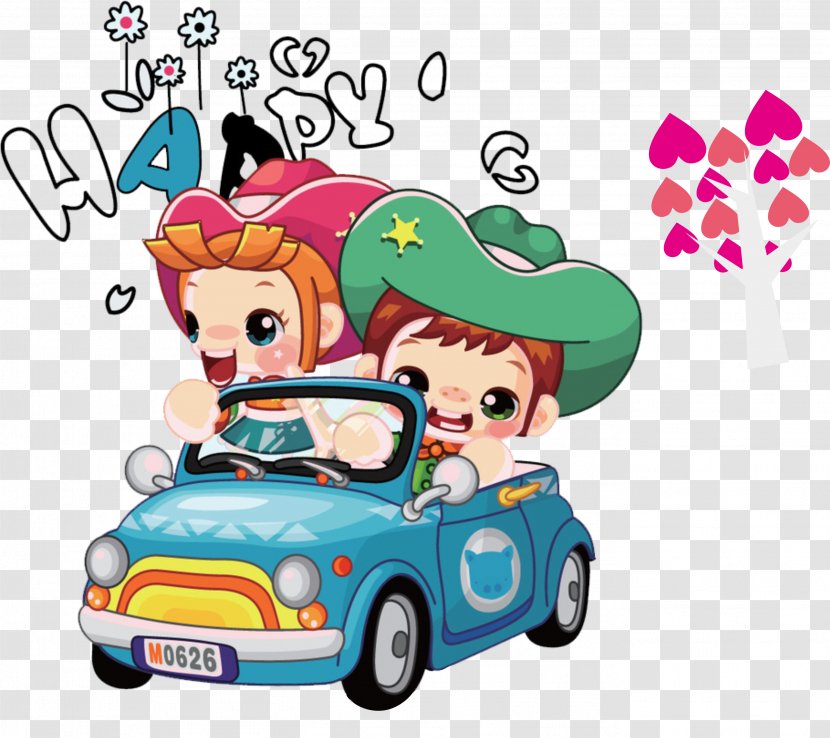 Cartoon Child Toy - Motor Vehicle - Doll Transparent PNG