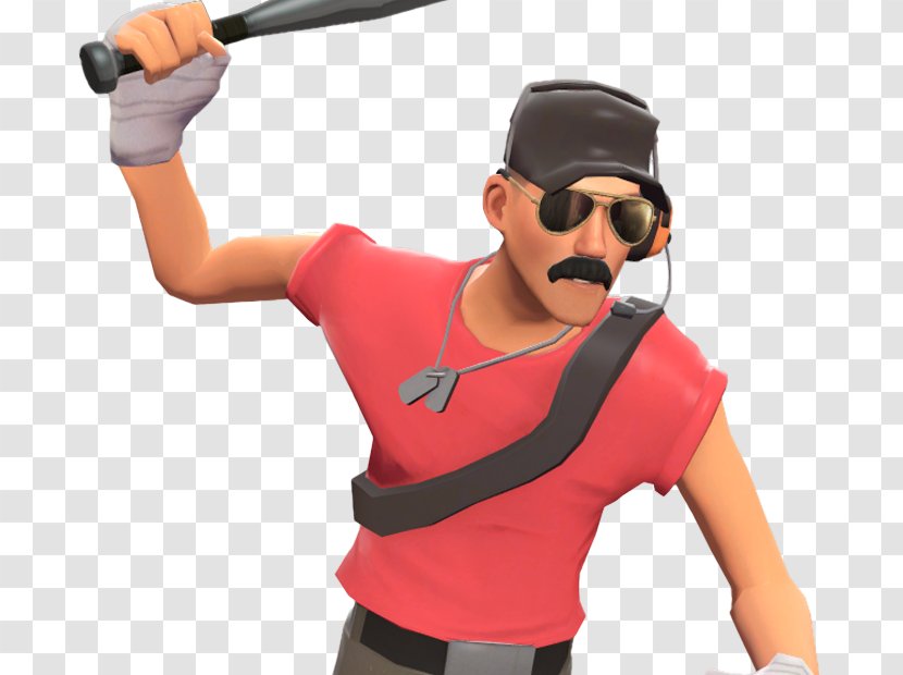 Team Fortress 2 Moustache Man Goggles Video Game - Cartoon Transparent PNG