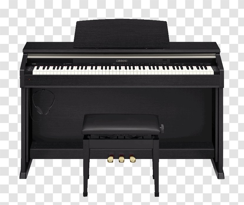 Digital Piano Musical Instruments Yamaha Arius YDP-181 Keyboard - Silhouette Transparent PNG