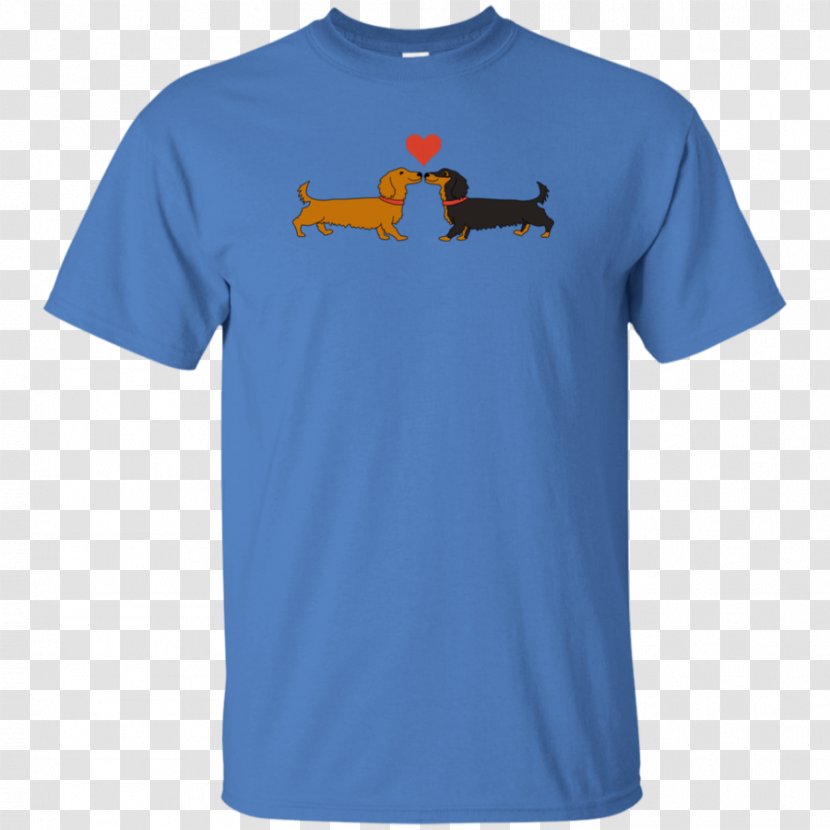 T-shirt Clothing Chemise Top - Blue - Dachshund Dog Transparent PNG