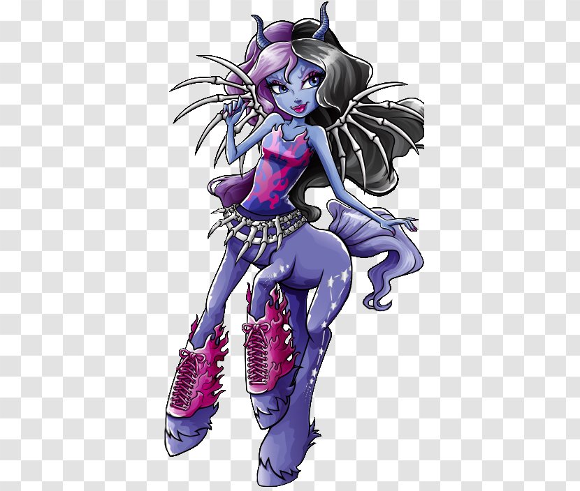 Monster High Doll Werecat Wiki - Violet Transparent PNG