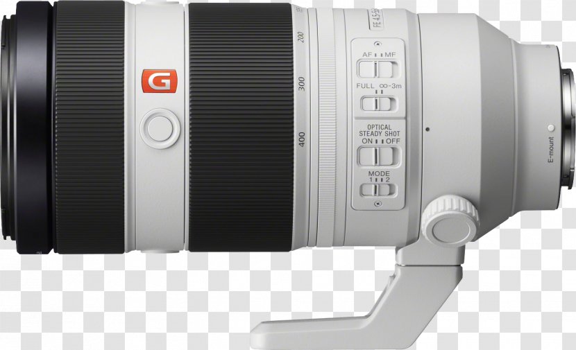 Sony α9 FE 100-400mm F4.5-5.6 GM OSS Telephoto F/4.5-5.6 Camera Lens E-mount - Hardware Transparent PNG