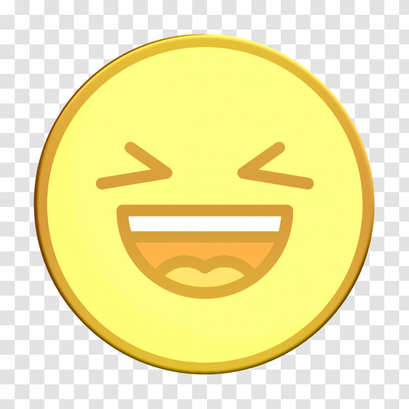 Laughing Icon Emoji Icon Transparent PNG