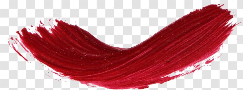 Paint Brushes Red Painting Texture - Watercolor Transparent PNG