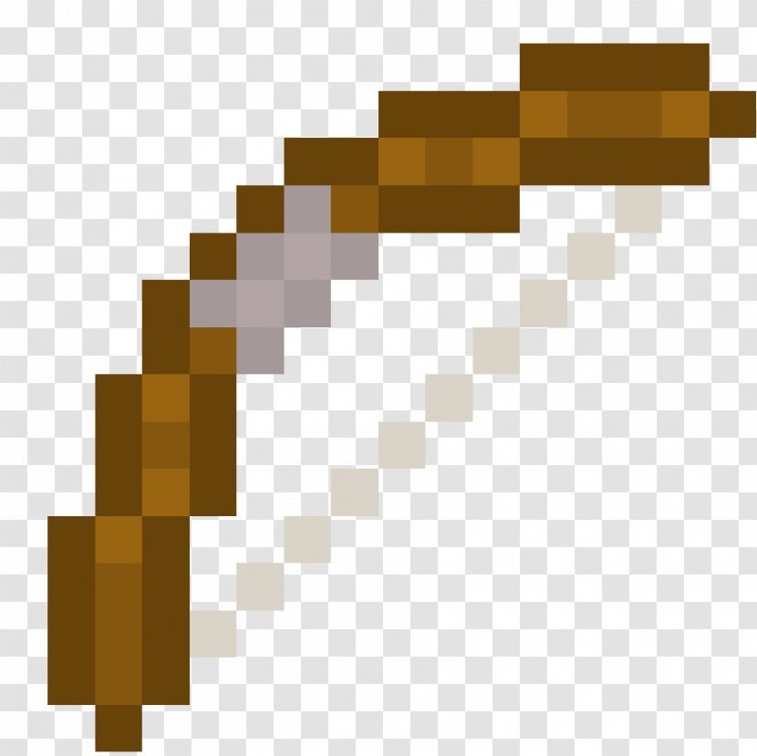 Minecraft Bow And Arrow Compound Bows Ranged Weapon - Item - Mines Transparent PNG