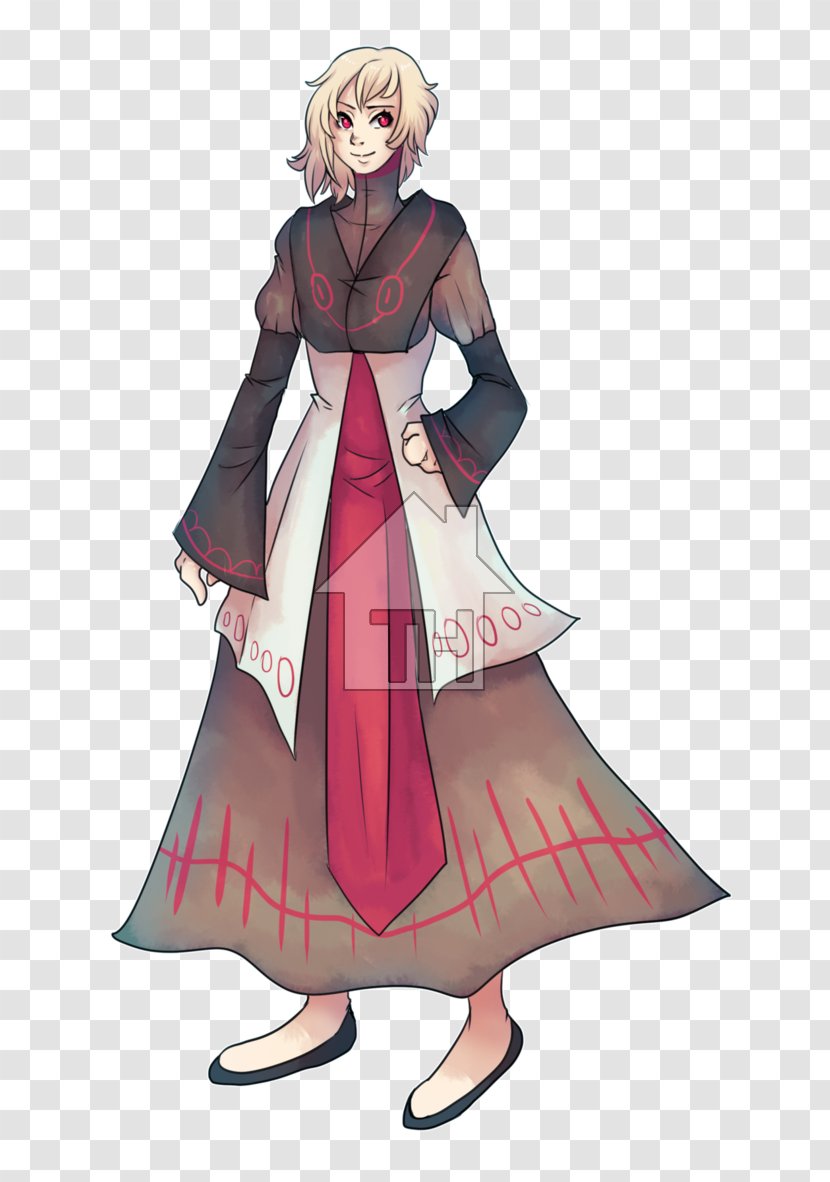 Robe Gown Costume Design Cartoon - Silhouette - Heart Transparent PNG
