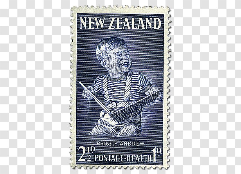Postage Stamps And Postal History Of New Zealand Mail Health Stamp Label - De La Rue - Great Britain Transparent PNG