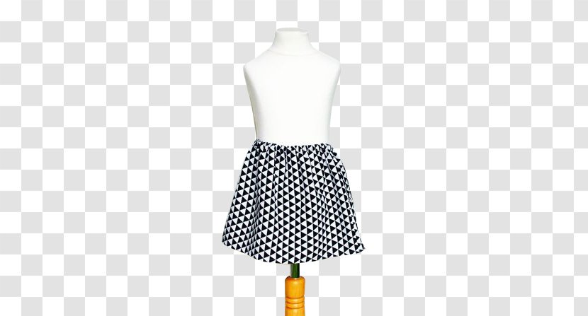 Polka Dot Skirt Sleeve Dress Pattern - Women's Plaid Transparent PNG