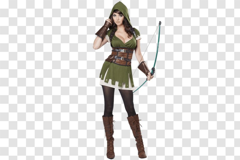 Halloween Costume Robin Hood Lady Marian Adult - Woman Transparent PNG