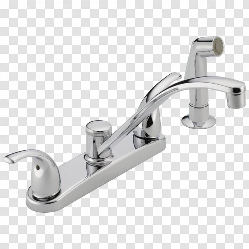 Tap Kitchen Handle Sink Stainless Steel - Faucet Transparent PNG