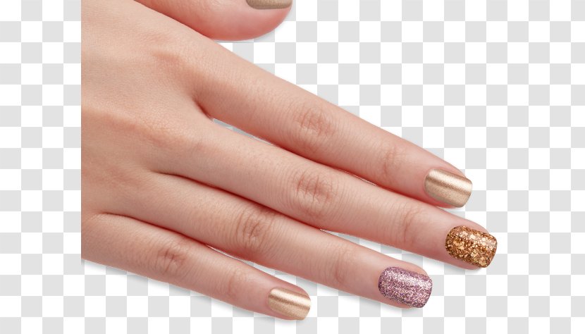 Gel Nails Manicure Artificial Franske Negle - Glitter - Nail Transparent PNG