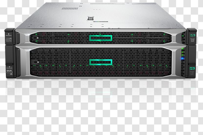 Hewlett-Packard Computer Servers Hewlett Packard Enterprise HPE ProLiant DL360 Gen10 Xeon - 19inch Rack - Hewlett-packard Transparent PNG